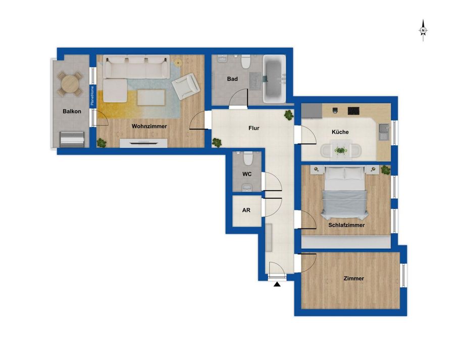 Grundriss 2. Obergeschoss
