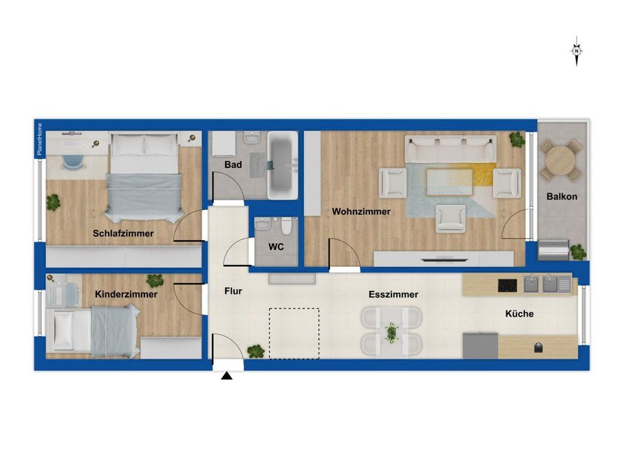 Grundriss 8.Obergeschos