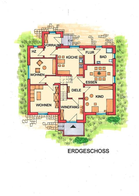 Grundriss Erdgeschoss