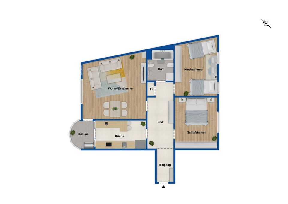 Grundriss 1. Obergeschoss
