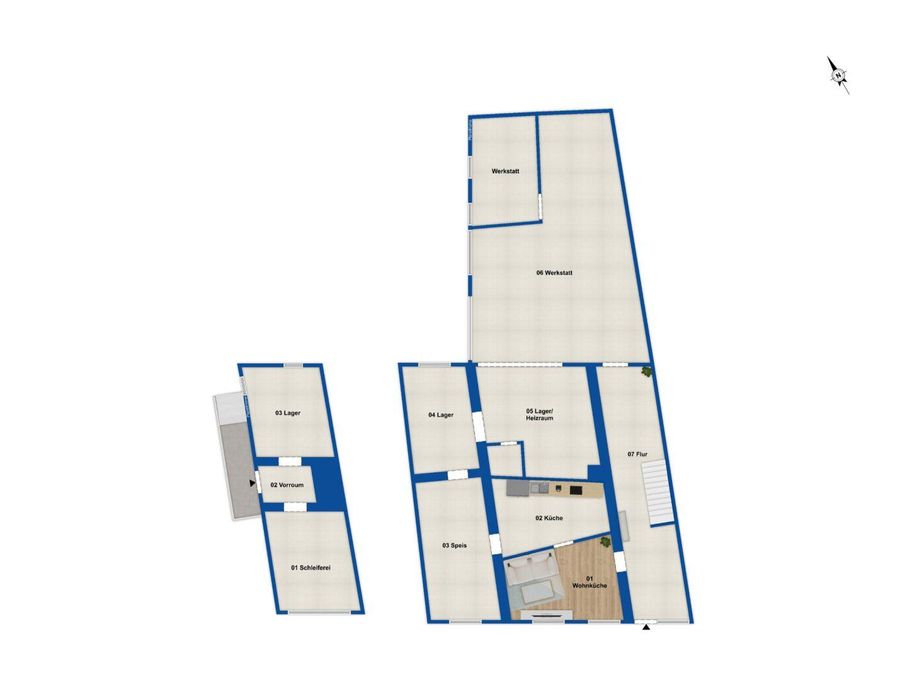 Grundriss Erdgeschoss