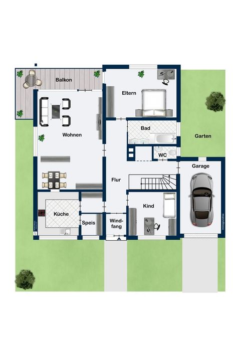 Grundriss Erdgeschoss