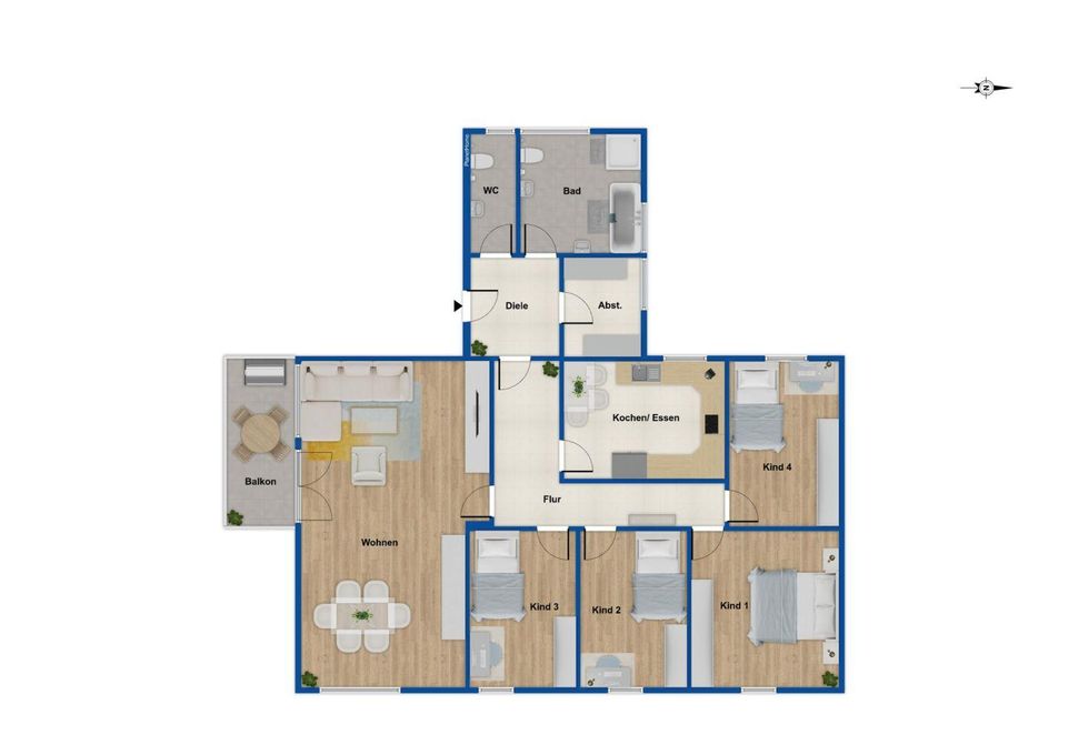 Grundriss 2. Obergeschoss