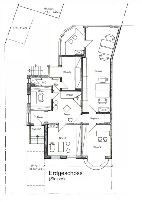 Zeichnung Erdgeschoss