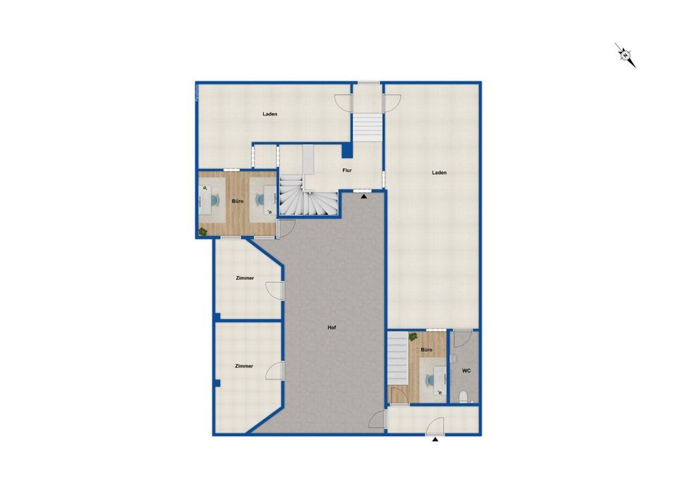 Grundriss EG Vorderhaus