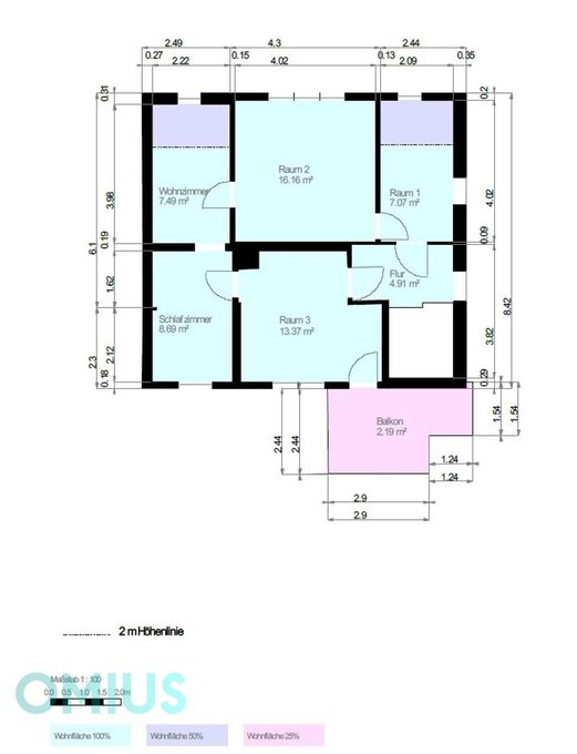Grundriss Dachgeschoss