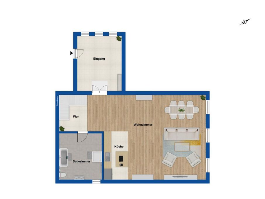 Grundriss 2. OG Maisonette