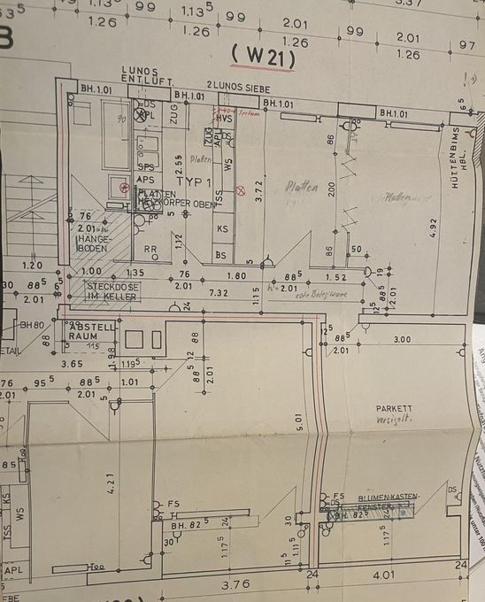 Grundriss 21 WE