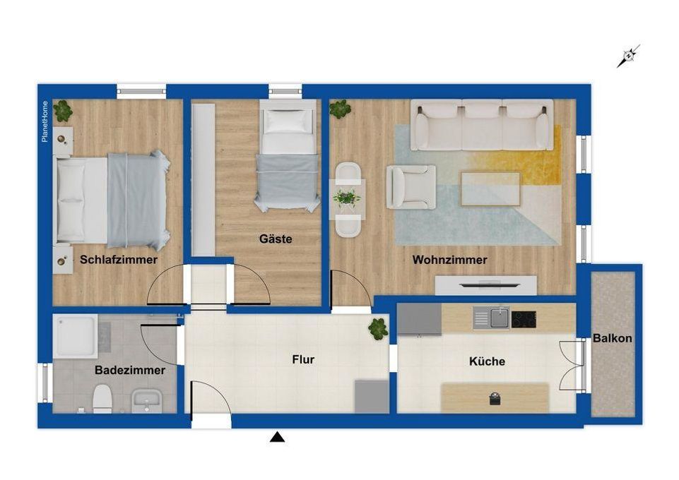 Grundriss 1. Obergeschoss