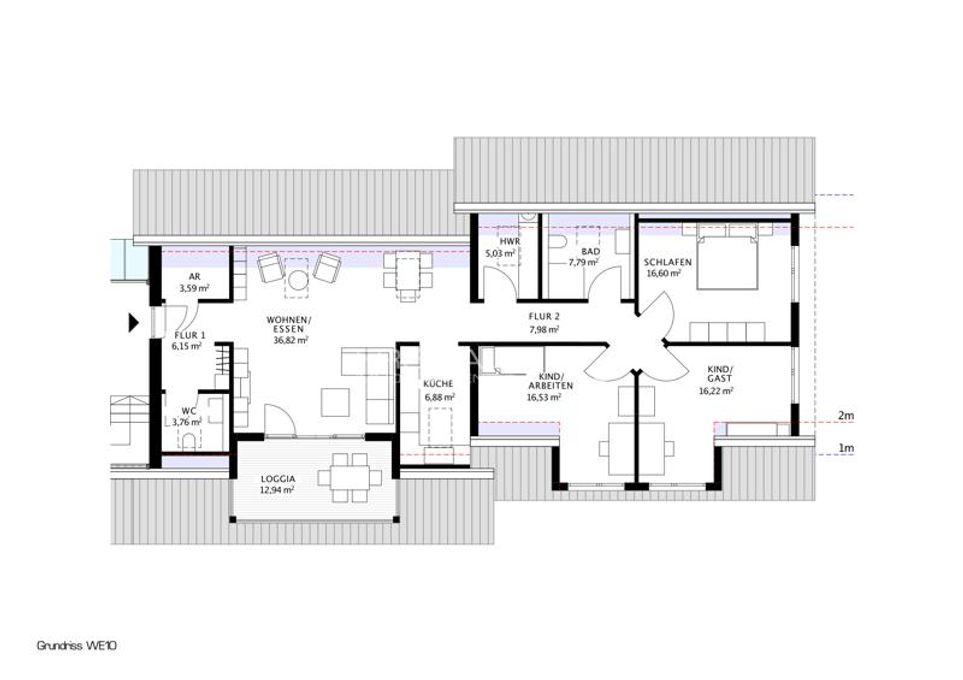 Grundriss WE10