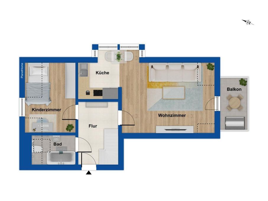 Grundriss Dachgeschoss
