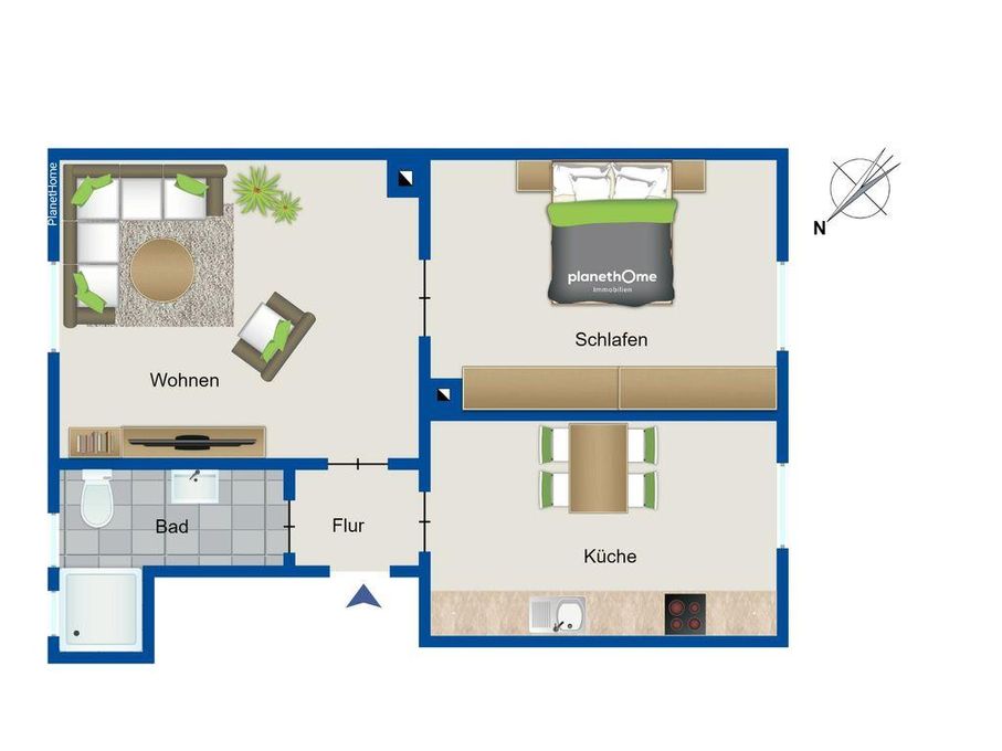 Wohnung im Erdgeschoss