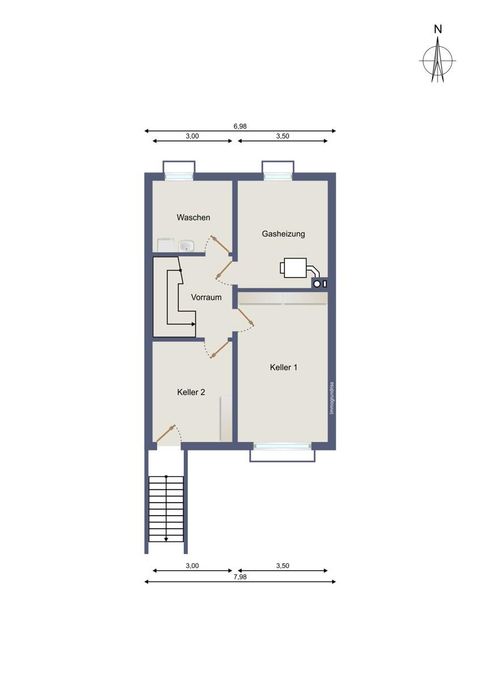 Grundriss Keller
