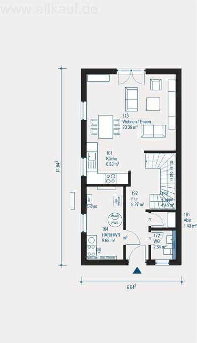 Grundriss Erdgeschoss