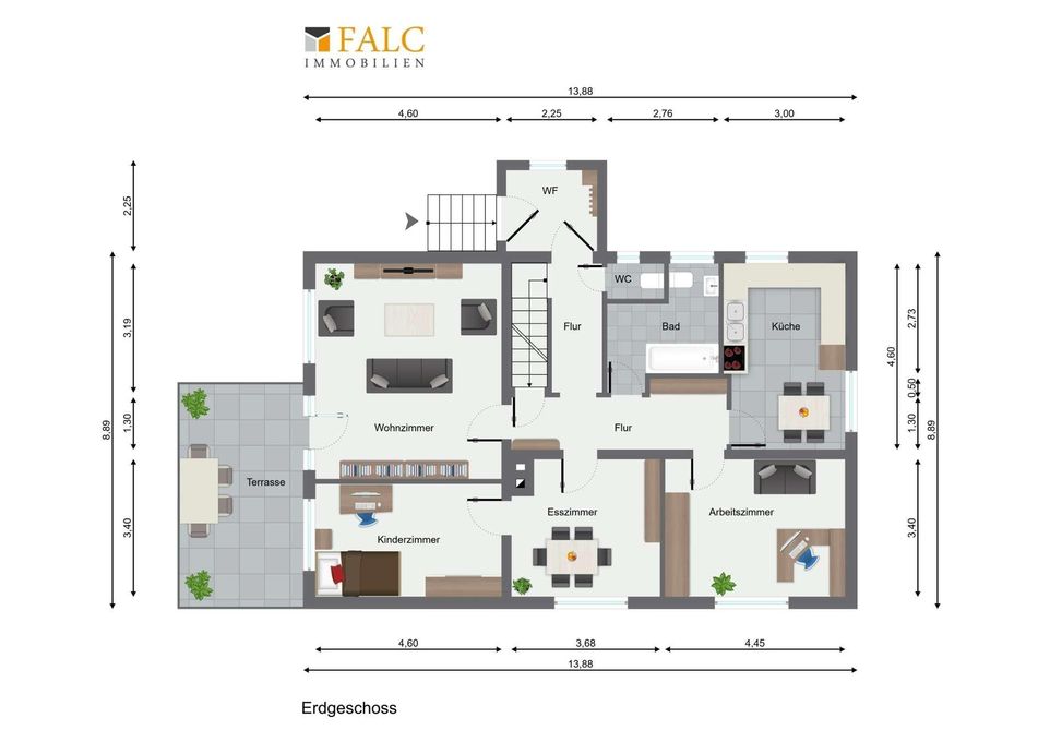 Grundriss Erdgeschoss