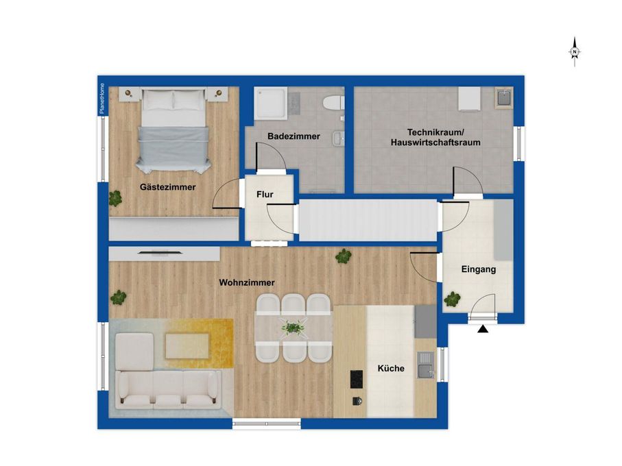 Grundriss Erdgeschoss