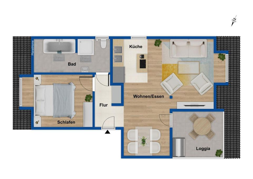 Grundriss 4. Obergeschoss