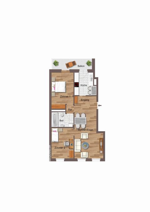 Leipzig - Reudnitz-Thonberg | Grundriss