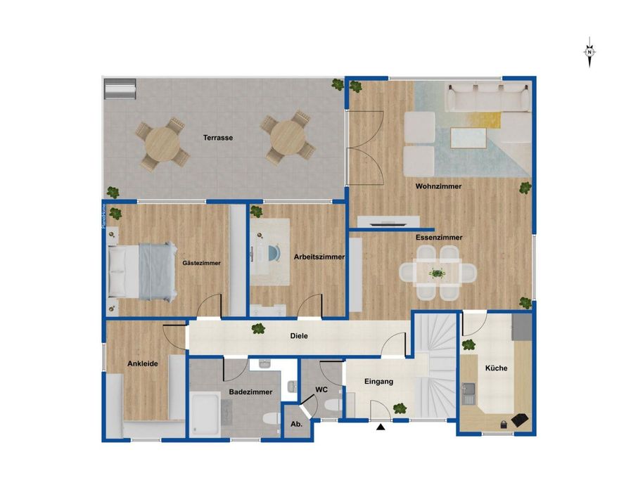 Grundriss - Erdgeschoss