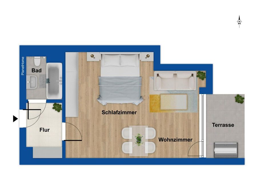 Grundriss Erdgeschoss