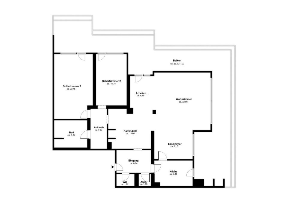 Grundriss 1. Obergeschoss