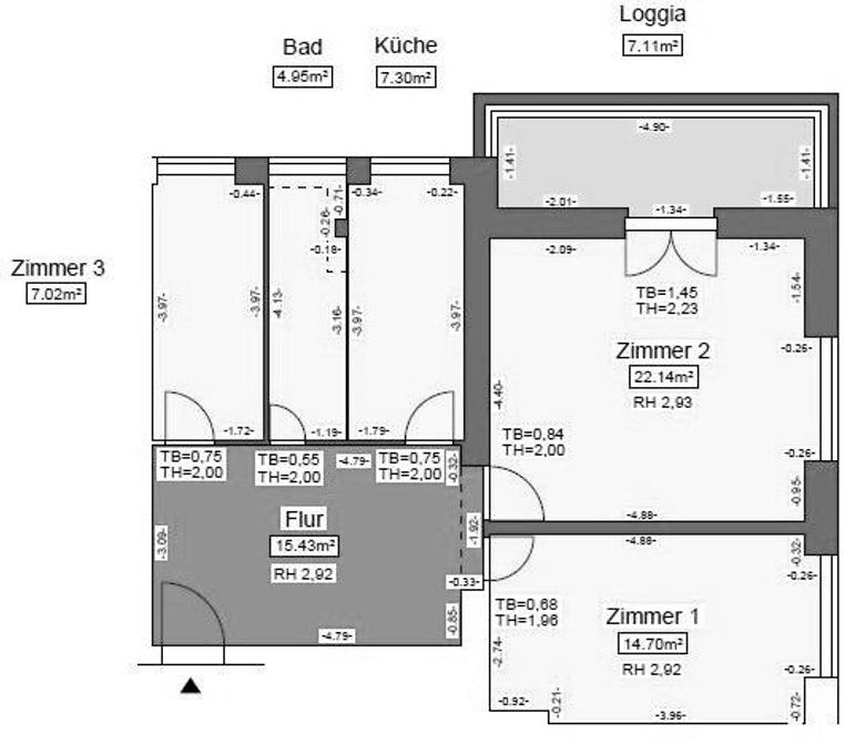 bemasster Grundriss WE55