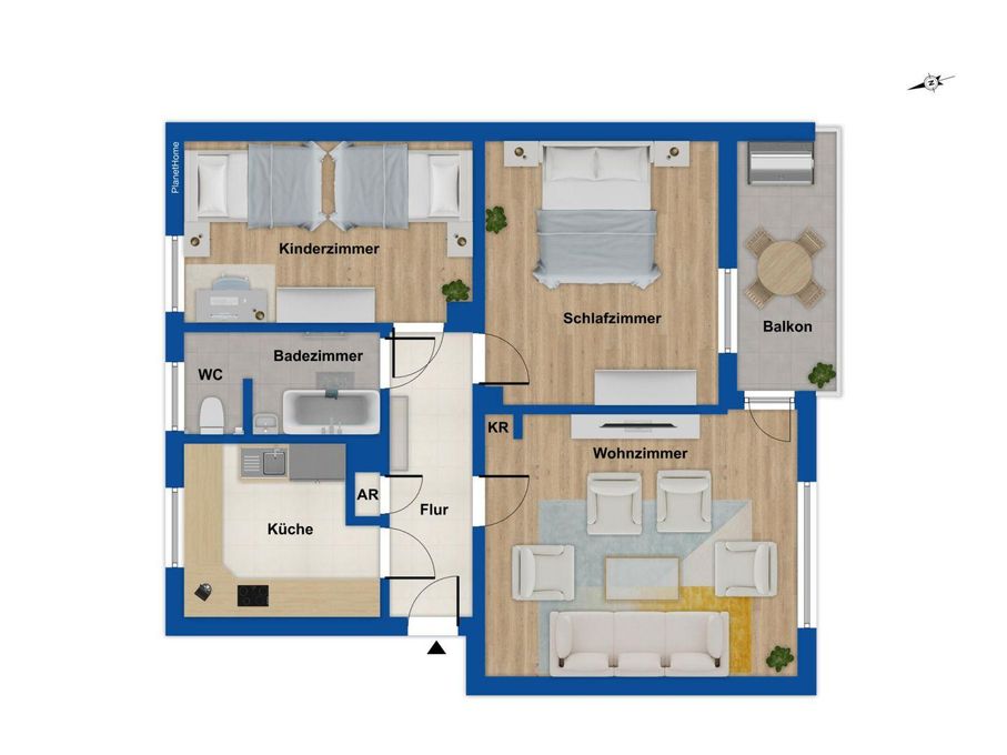 Grundriss - 2. Obergeschoss