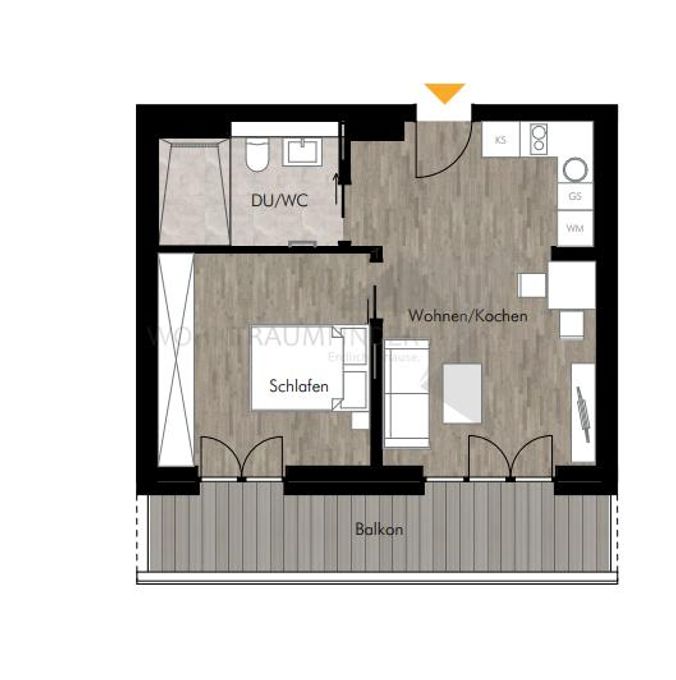 Grundriss WE 25