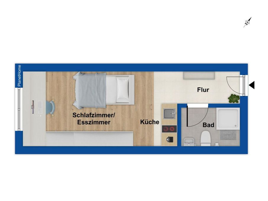 Grundriss - Apartment