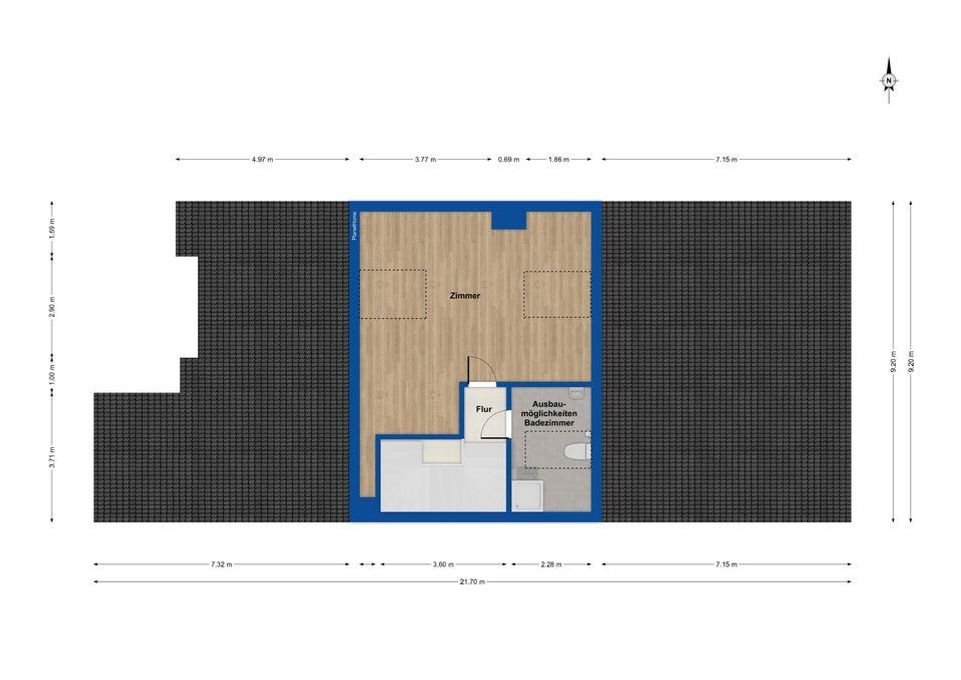 Grundriss Obergeschoss