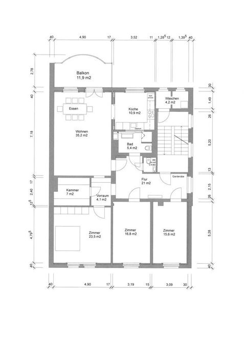 Wohnungsgrundriss