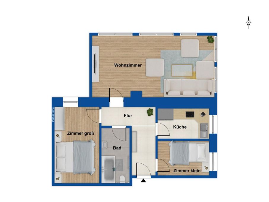 Grundriss - 1. Obergeschoss