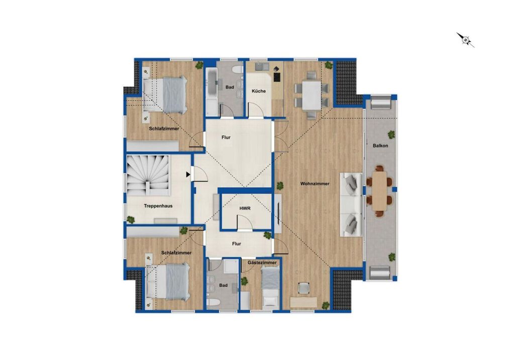 Grundriss Dachgeschoss