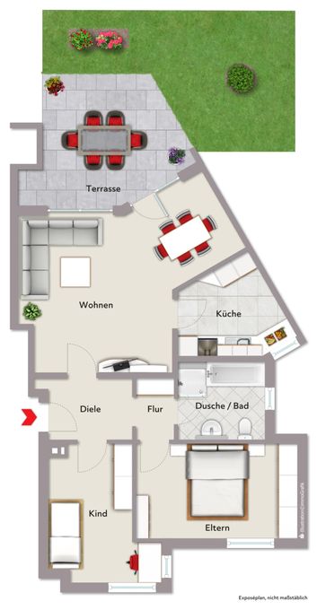 Visualisierung Grundriss