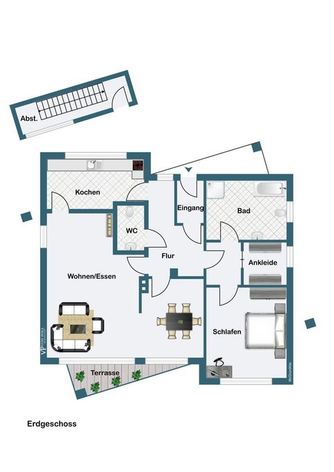 Grundriss Erdgeschoss