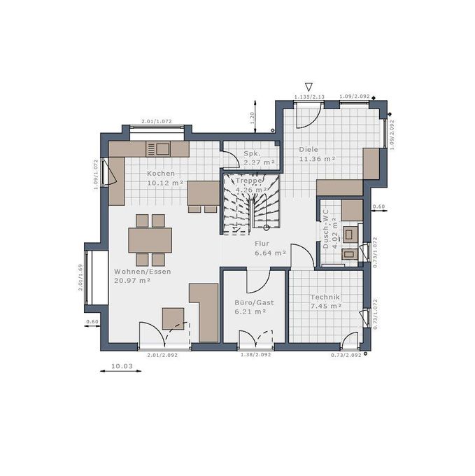 Grundriss Erdgeschoss