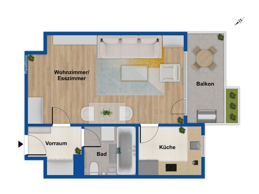 Grundriss - 2. Obergeschoss