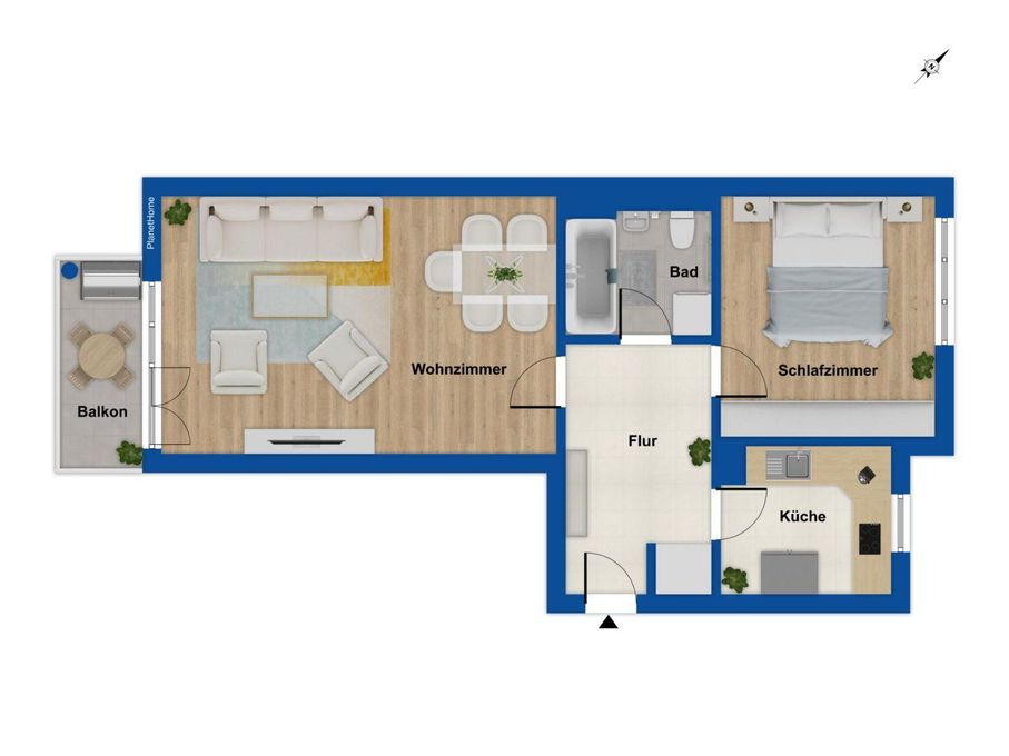 Wohnungsgrundriss