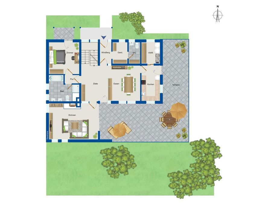 Grundriss Erdgeschoss