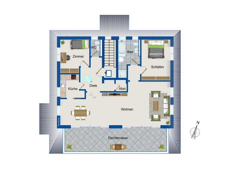 Grundriss Dachgeschoss