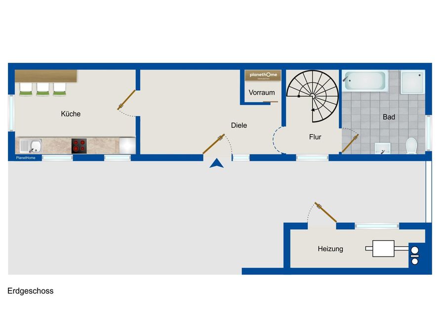 Grundriss Anbau - EG - Nr. 5a