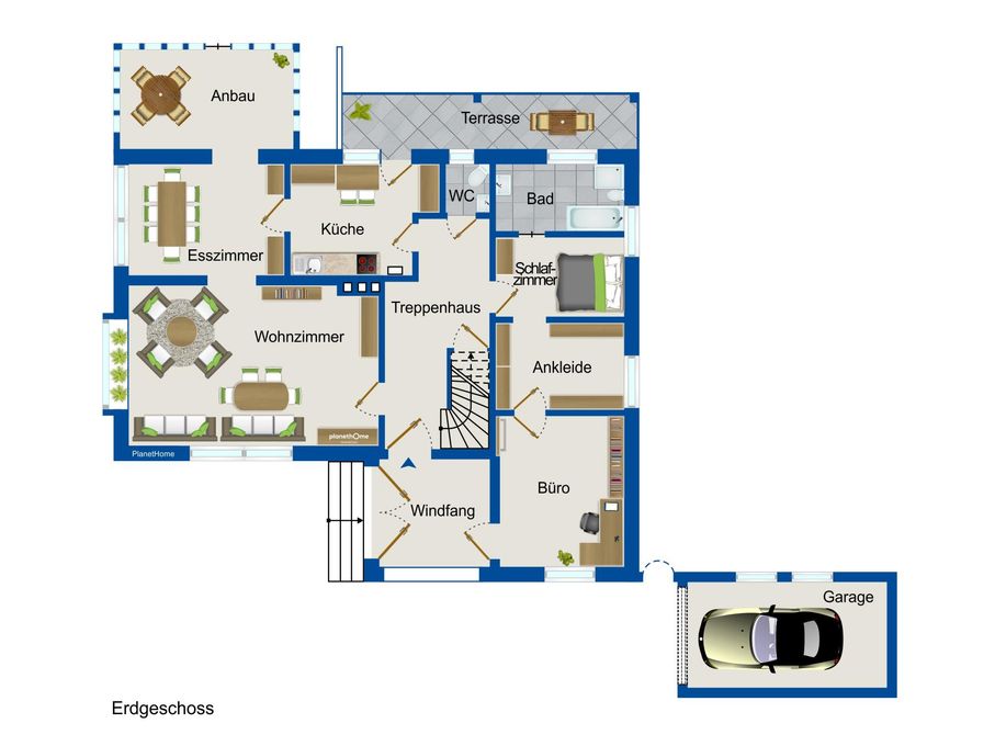 Grundriss Erdgeschoss