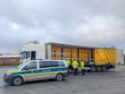 Polizeikontrolle LKW