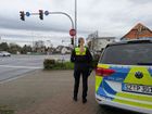 Verkehrskontrolle an der Kreuzung Salzdahlumer Straße / Neuer Weg