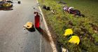 Drei Motorradfahrer wurden verletzt.