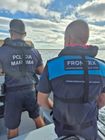 Ein Frontex-Beamter und ein portugiesischer Polizist gemeinsam im Einsatz (Foto: PP Einsatz)