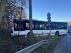 Der verunfallte Linienbus