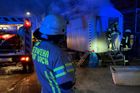 Feuer in einem Bauwagen (Foto: Torsten Matenaers)