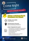 Crime Night am 14.11.2025 bei der PD Neuwied