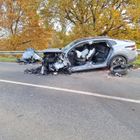 Eines der verunfallten PKW